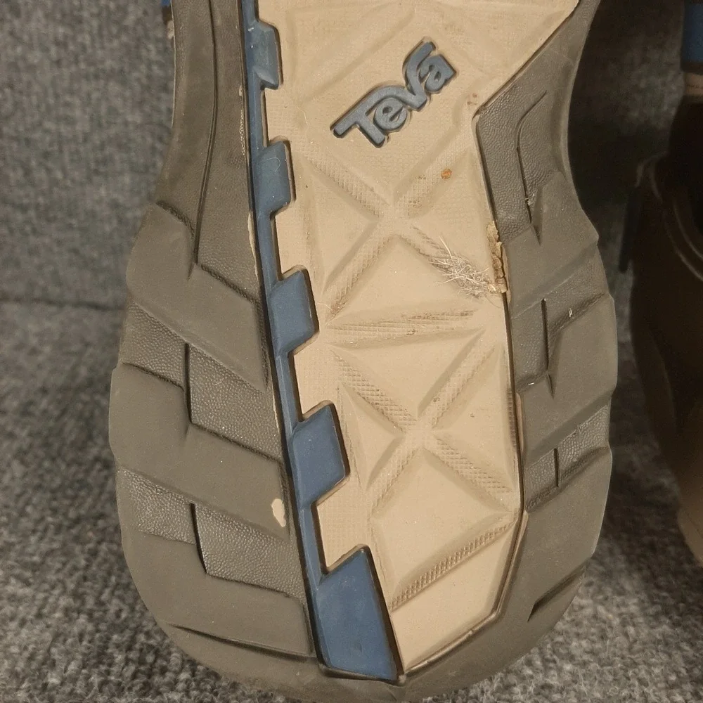 Teva Sandals Forebay 1019180 Size 13 Brown Mens Closed Toe Hiking Sandals